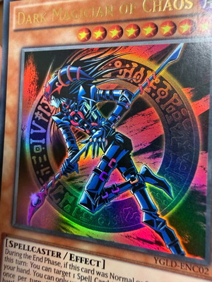 Κάρτα Yu-Gi-Oh Dark Magician of Chaos YGLD-ENC02 σαν καινούργιο