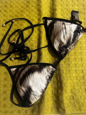 Roberto Cavalli μαγιό πάνω μέρος αφόρετο, made in Italy, μέγεθος S