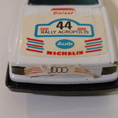 Συλλεκτικό αυτοκινητάκι Audi Quattro μεταχειρισμένο, κλίμακας 1/43, Polfi Toys
