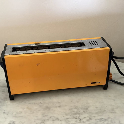 Calor vintage toaster, orange