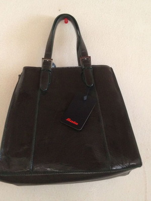 Bata Handbag new, black and green