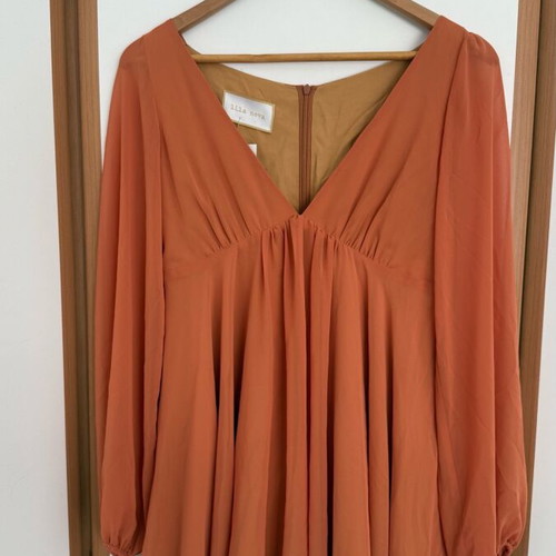 Lila Nova peach dress new, one size