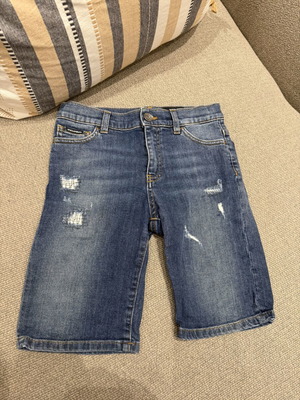 Dolce & Gabbana Denim kids' shorts size 7/8 years like new, blue washed
