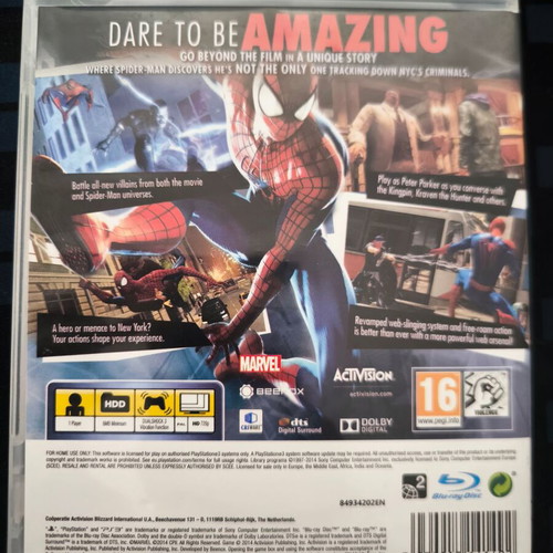 The Amazing Spider-Man 2 PS3 game