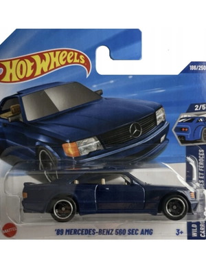 Hot Wheels 89’ Mercedes-Benz 560 SEC AMG new