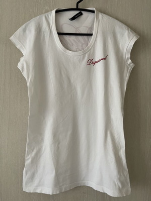 Dsquared2 white t-shirt like new, slim fit, size L