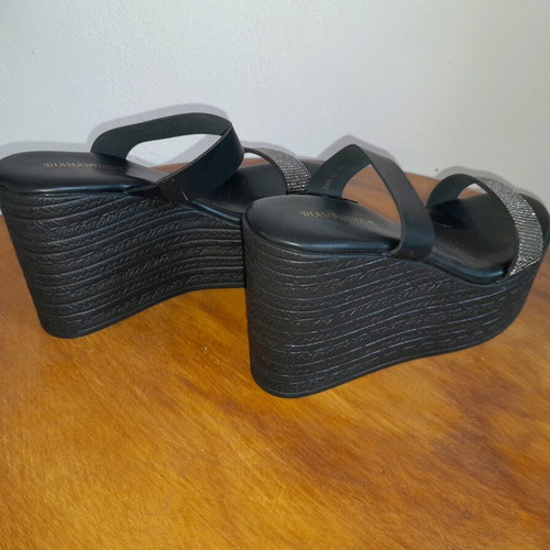 Diamantique women's platform shoes No. 39 new, black