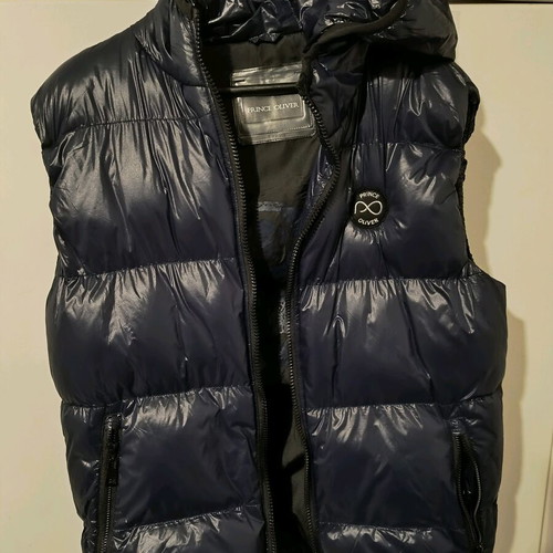 Prince Oliver puffer sleeveless jacket dark blue like new XL