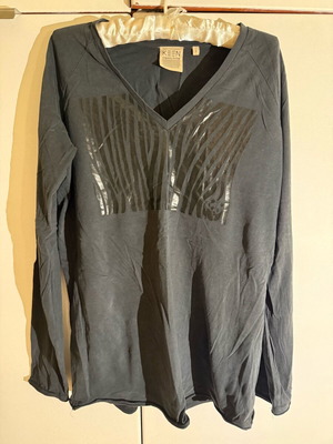 Keen Organic Cotton blouse grey size L new