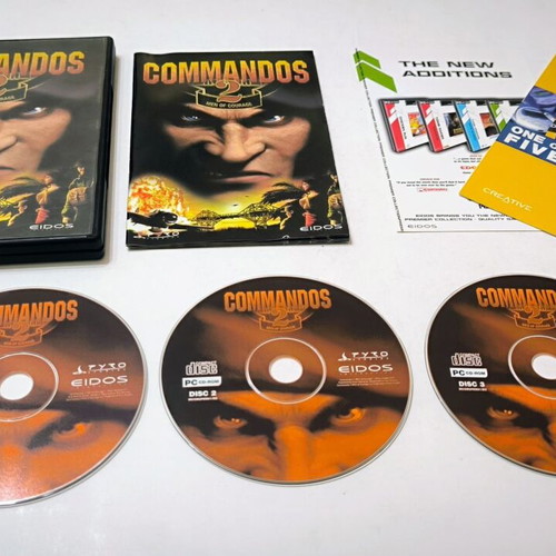 Commandos 2 Men of Courage PC like new, strategy