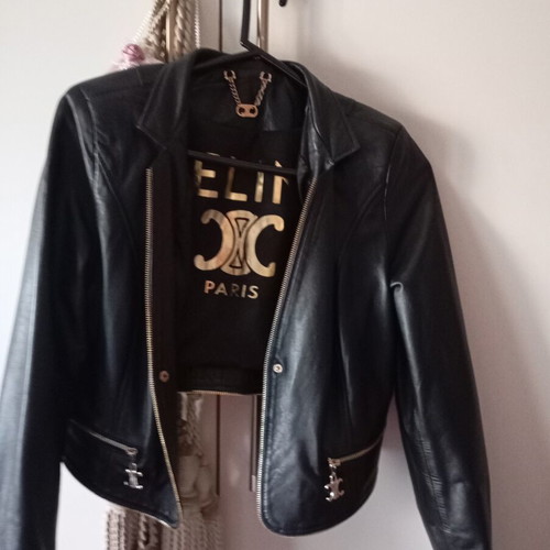 Bufan Celine women's leather jacket like new, sizes M and L
