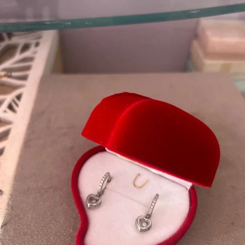Silver earrings, real silver