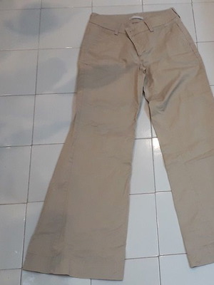 Beige Stefanel pants used, size No.42, waist 86 cm
