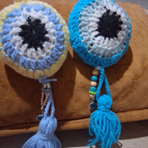 Handmade Crochet Evil Eye