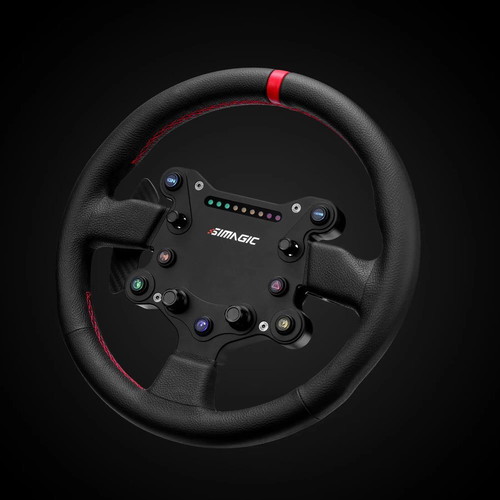 Simagic Alpha Evo Sport 9nm with GTS A steering wheel and desk clamp