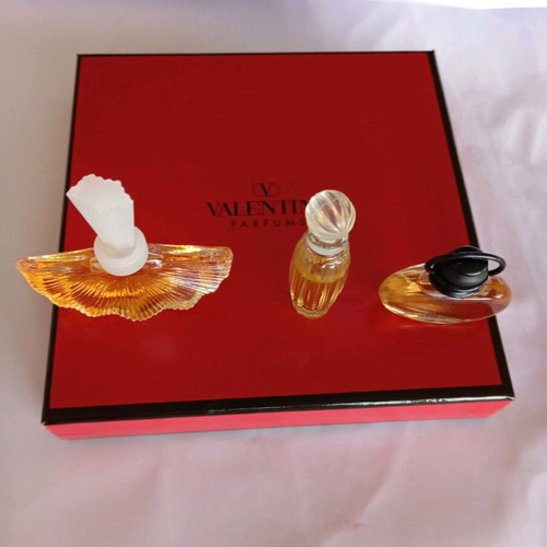 Valentino Parfums collectible miniature perfumes new, set of 3