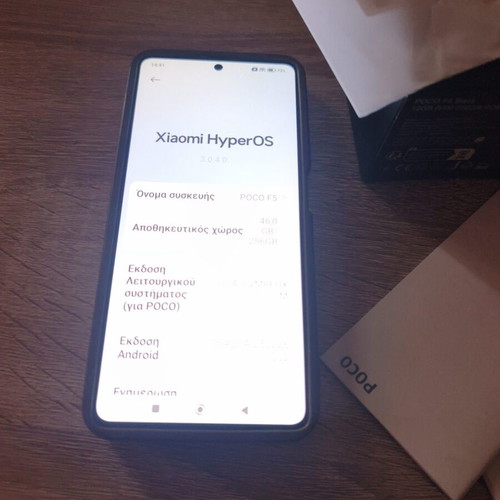 POCO F5 5G smartphone 12GB RAM 256GB, Xiaomi HyperOS