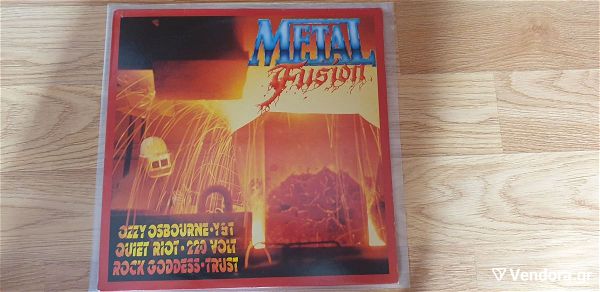  VARIOUS - Metal Fusion (LP, 1984, Epic EU)
