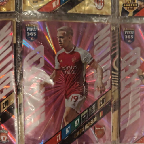 Leandro Trossard Limited Edition Arsenal Card like new