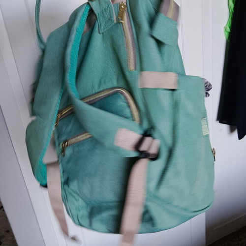 Exclusivo diaper bag in turquoise 26x15x37 cm
