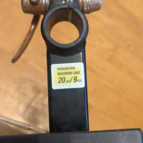 Bicycle rack used, up to 9 kg