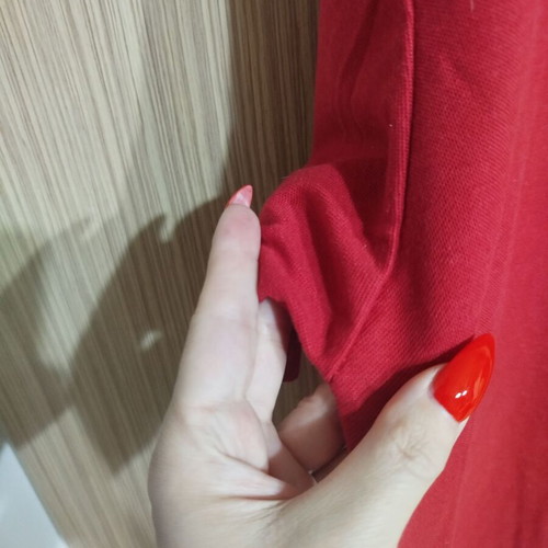 Polo shirt new, 3XL, red, 100% cotton