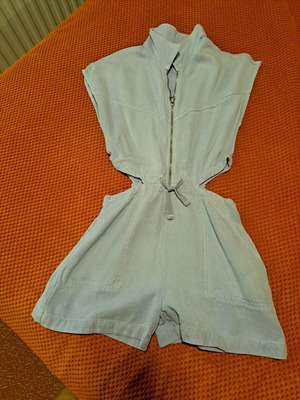 Zara purple lilac one-piece shorts like new