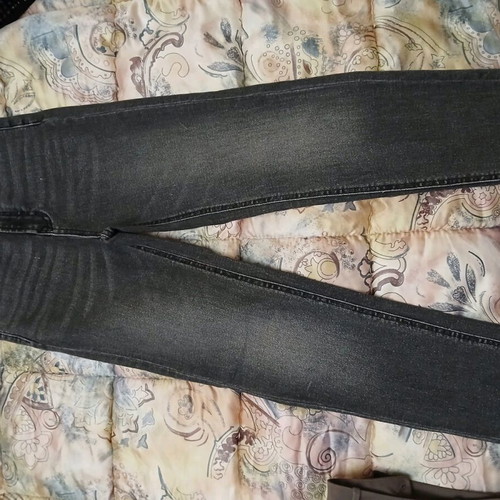 Stradivarius jeans like new, XS, black and grey