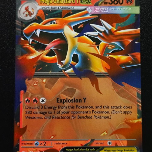 Pokemon Mega Charizard Y ex MEP 030 Black Star Promos card new