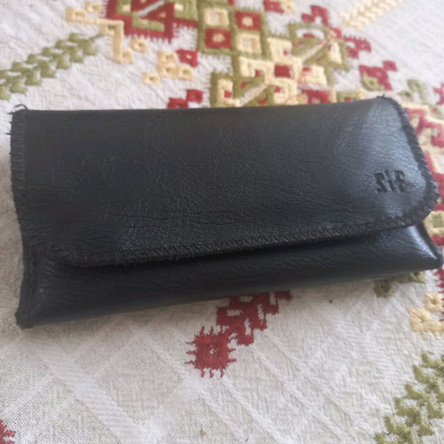 Sif tobacco pouch used, made of leatherette