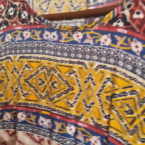 Regalinas ethnic dress used, colorful, size S