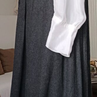 Landhaus wool dress like new, sizes M and L, dark gray