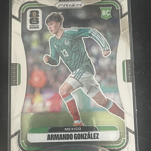 Armando Gonzalez RC silver wave Panini Prizm World Cup card