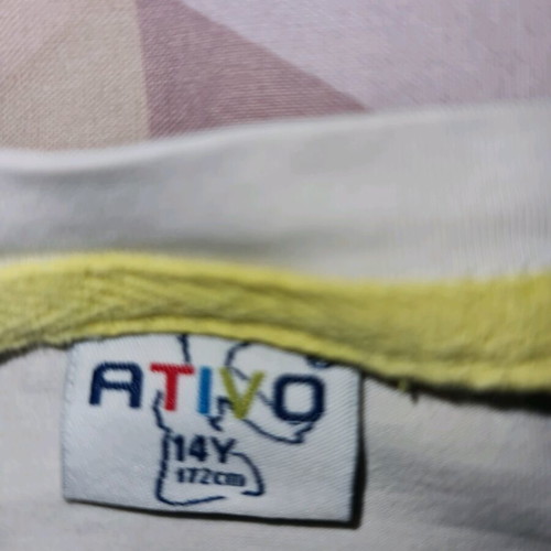 Tshirt 14 years boy Ativo white like new