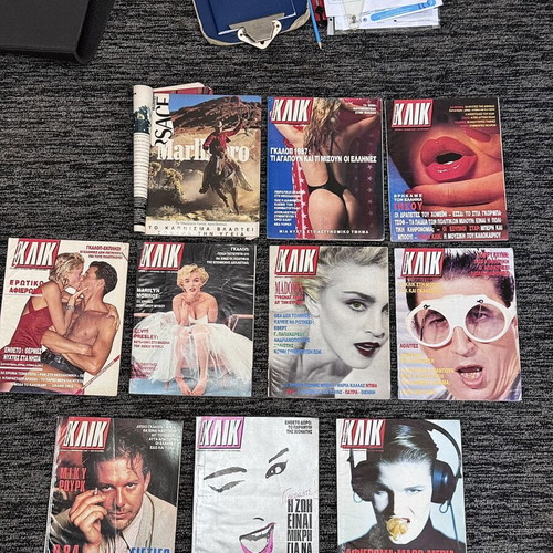 Klik magazine, some issues from first year 1987