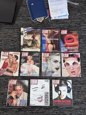 Klik magazine, some issues from first year 1987