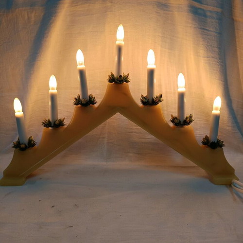 Christmas candlestick with 7 candles new