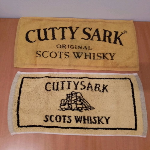 Cutty Sark towels used, pack of 3 retro cotton promotional