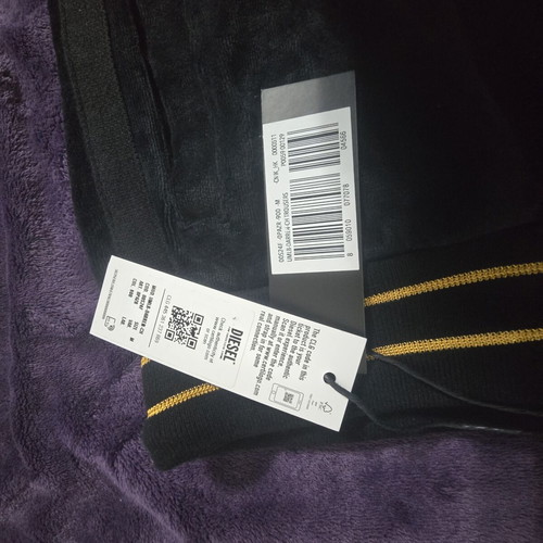 Diesel UMLB-Darren-CH velvet sweatpants size M