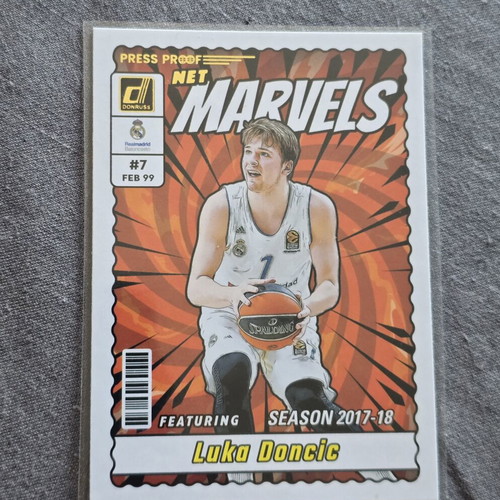 Luka Doncic Gold Press Proof Net Marvels Euroleague Donruss 2023-2024 like new