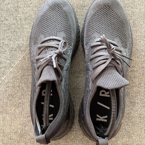 Nike Epic React ID sneakers used, black gum sole size 45