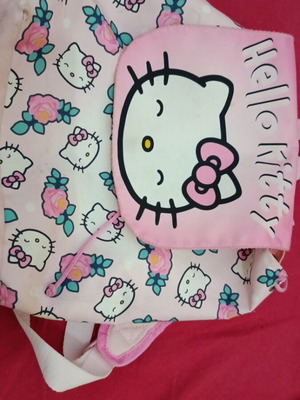 Παιδική τσάντα πλάτης Hello Kitty ροζ σαν καινούργιο