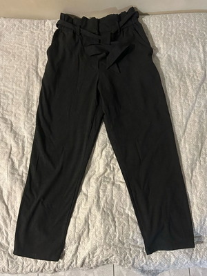 H&M zip culotte pants like new, gray, size L