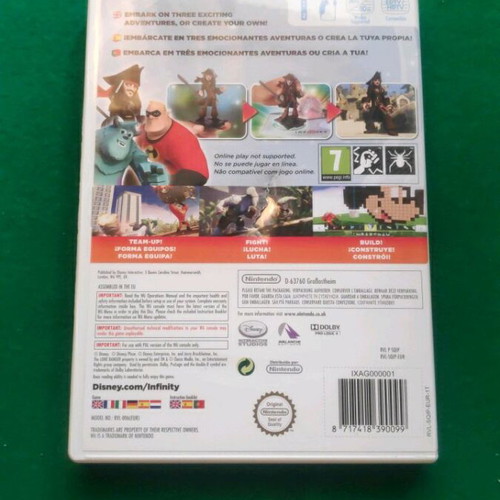 Disney Infinity Nintendo Wii μεταχειρισμένο με manual, μικρή ζημιά στη θήκη