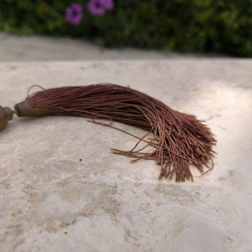 Worry beads used, wooden