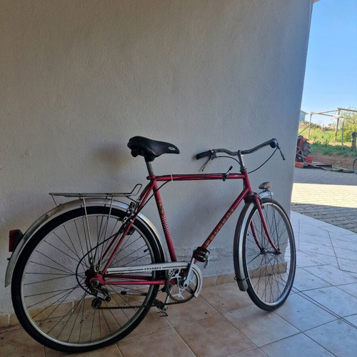 Peugeot bicycle used, city type, red, V-Brakes