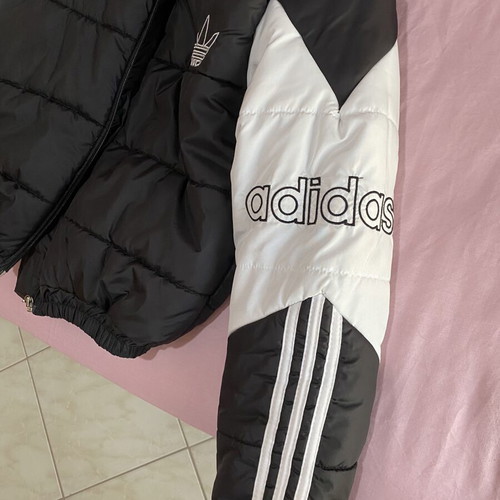 Adidas sports jacket black and white size small like new