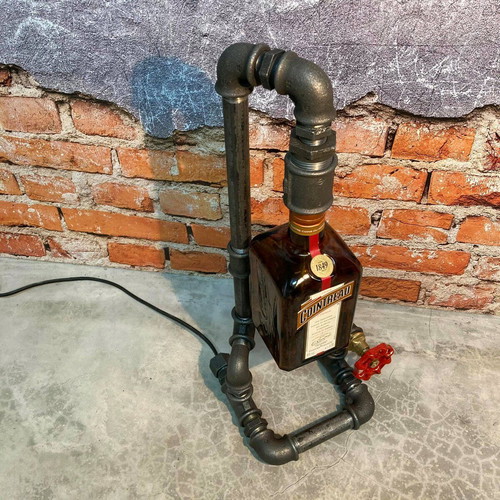 Φωτιστικό γραφείου Cointreau βιομηχανικού στυλ από σιδερένιους σωλήνες