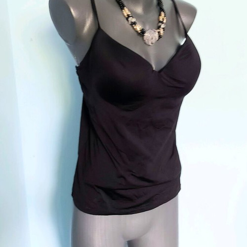 Bustier tank tops with built-in bra used, set of 2 pieces