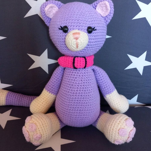 Cat doll new made of cotton yarn 30cm